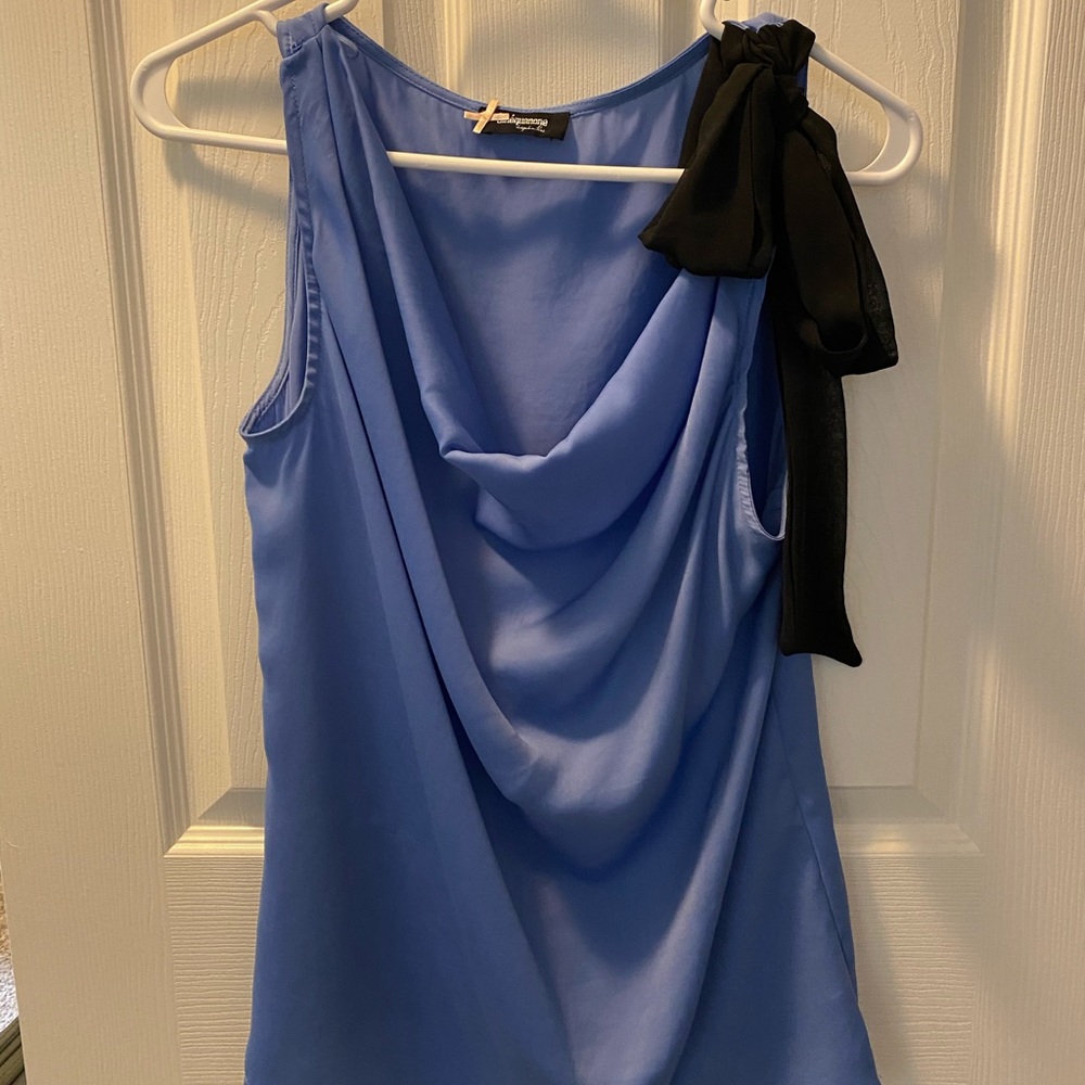 Sinequanone blue silk top